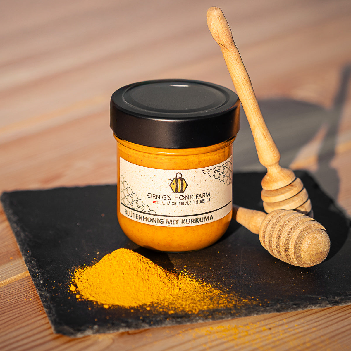 Blütenhonig mit Kurkuma